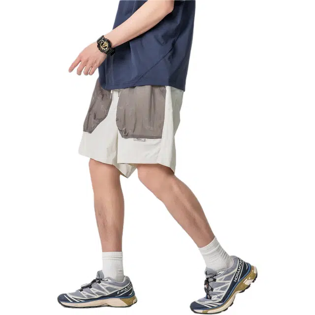 【dme】 美式潮牌速干运动户外宽松舒适时尚百搭五分裤休闲短裤 男女同款