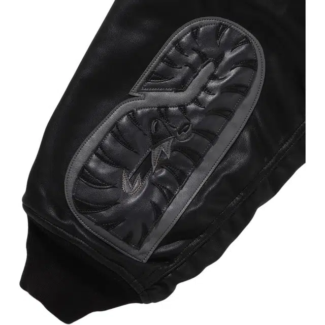 A Bathing Ape FW25 Shark Leather Flight Jacket