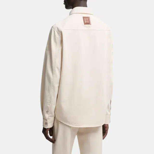 Moncler Denim Long Sleeve Shirt