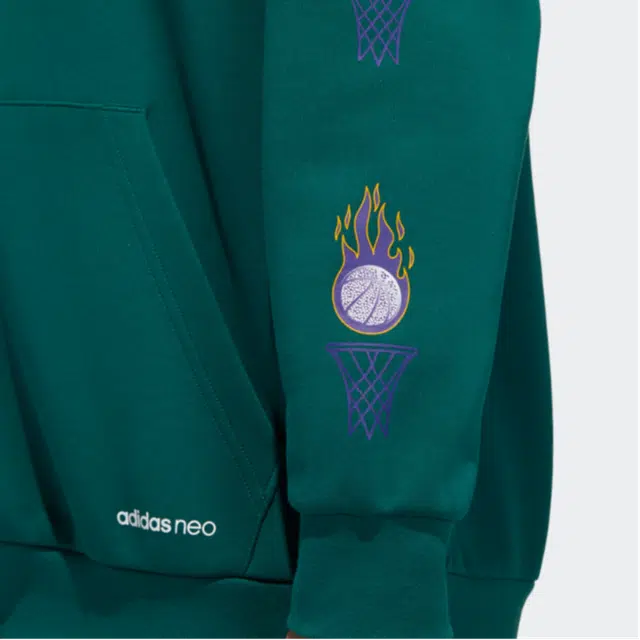 adidas neo M Ssfv2 Hoodie Forest Green