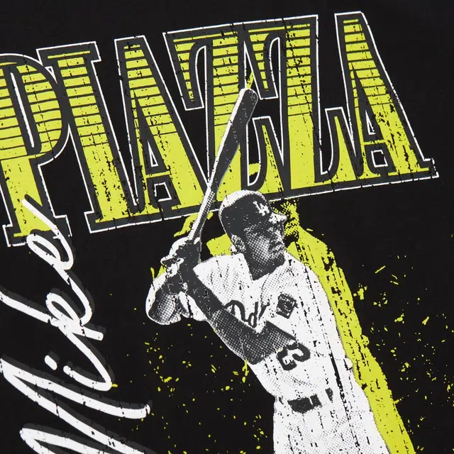 Mitchell Ness x MLB Piazza Los Angeles Dodgers Neon Pop Player T