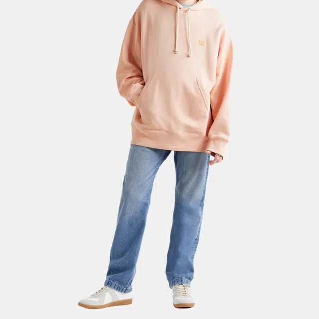 Acne Studios FW21 Face Crewneck Sweatshirt Pink
