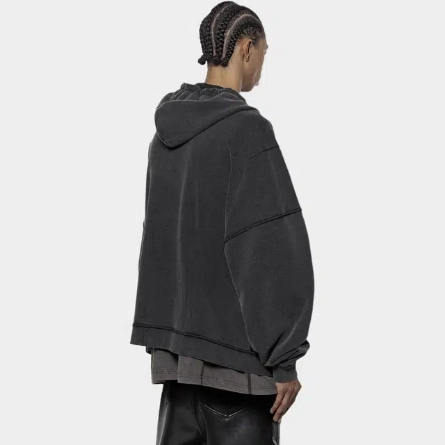 ARNODEFRANCE Punk Washed Black Sweatshirt