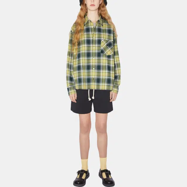 Acne Studios SS23 Check Pocket Shirt Green