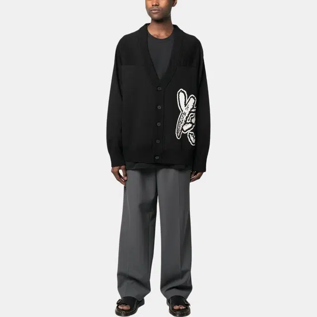 Y-3 FW22 Logo Cardigan