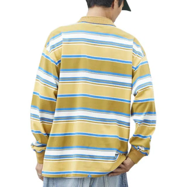 Liberaiders MULTI STRIPE LS POLO SHIRT Polo