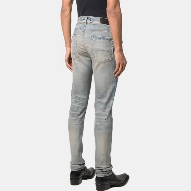 AMIRI 22 Distressed Jeans Blue