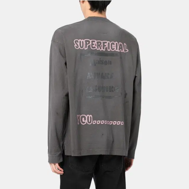 Mihara Yasuhiro Crewneck Sweatshirt Light Grey