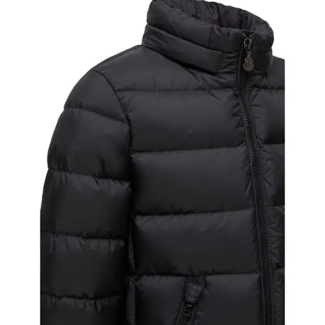 Moncler Abelle Hooded Shearling-Trimmed Down Jacket