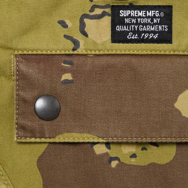 Supreme SS21 Week 15 Overdyed Camo Cargo Short