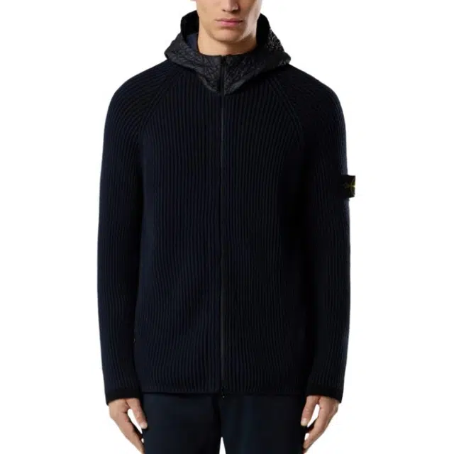 STONE ISLAND MIXED FABRIC VANIS FULL RIB RWS WOOL