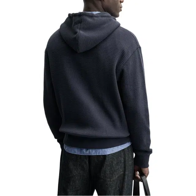 ZARA Checked Zip Hoodie