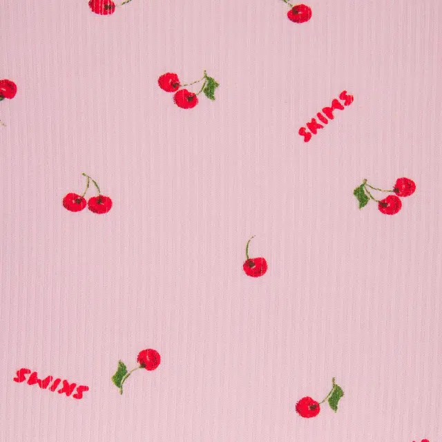 SKIMS SOFT LOUNGE SPLIT NECK TANK CHERRY BLOSSOM PRINT