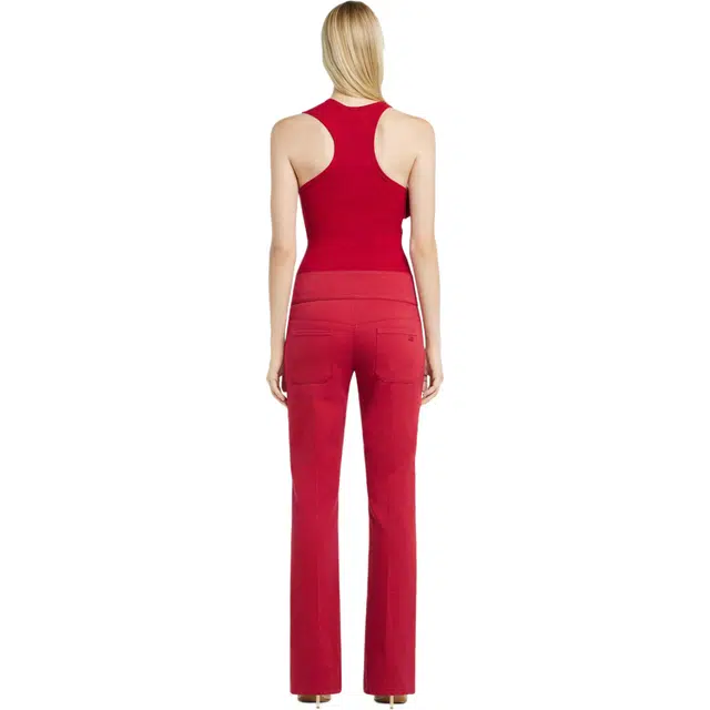 COURREGES SS25 90'S RIB TANK TOP Ruby