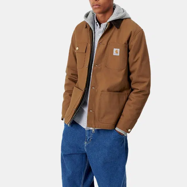 Carhartt WIP Michigan Coat logo