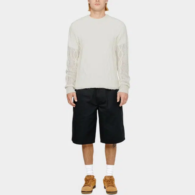Stussy Cable Loose Knit Sweater
