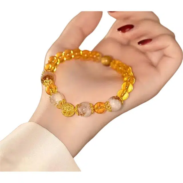 福柚 招财进宝 时来运转 树脂 手串 男女同款情侣款