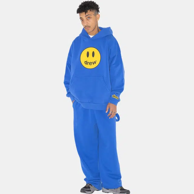 Drew House SS23 Mascot Oversized Hoodie - Mascot Royal Blue