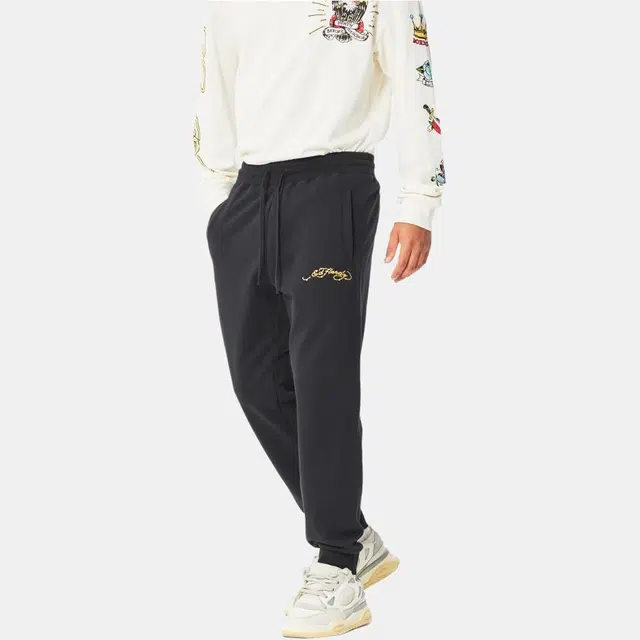 Ed Hardy SS25 Logo Joggers Black