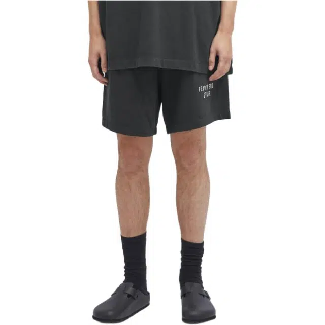 Fear of God Essentials Heavy Jersey Soccer Short Black