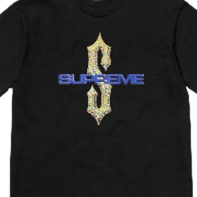 Supreme SS18 Diamonds Tee Black T