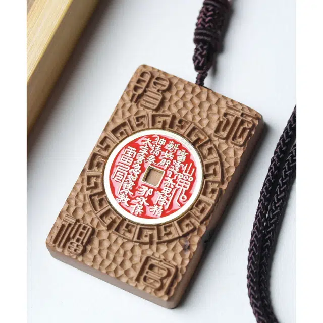 爵倾 雷击枣木（天宫赐福） 柴木 平安牌 男女同款情侣款