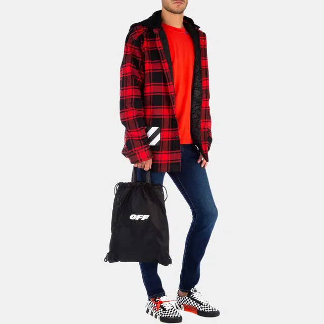 OFF-WHITE Plaid Long Sleeve Shirt