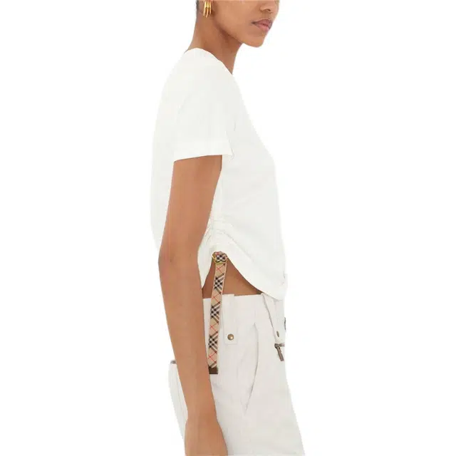 Burberry SS25 Crew Neck T-Shirt White