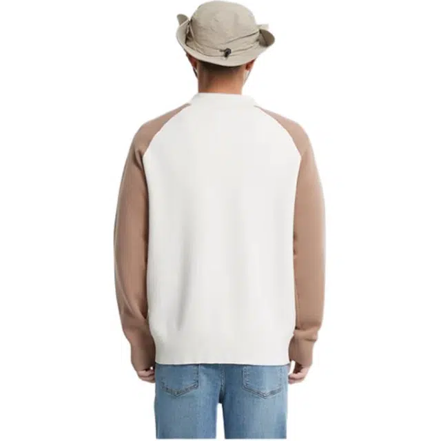 美特斯邦威 舒适套头纯色毛衣 男女同款