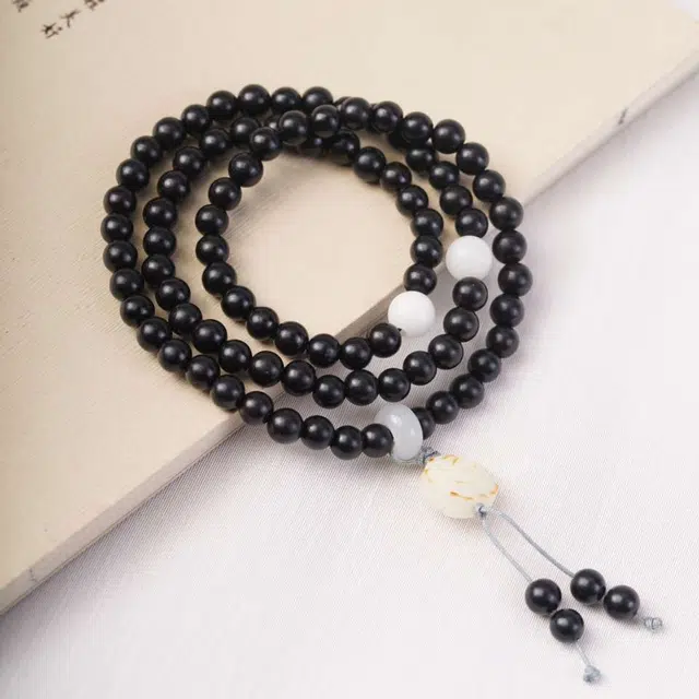 爵倾 国朝 黑檀 木作手链 男女同款情侣款