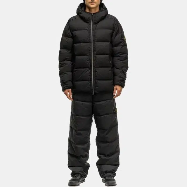 Stone Island SS23 Quilted Down Jacket Black