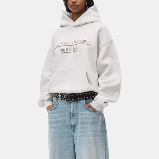 Alexander Wang FW23 Hoodie Heather Grey