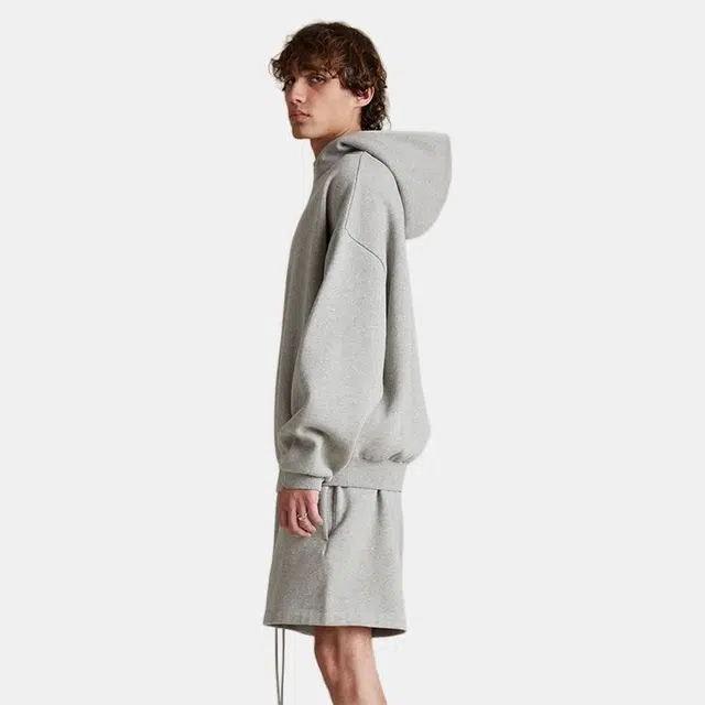 Fear of God Essentials SS24 Hoodie Dark Heather Oatmeal