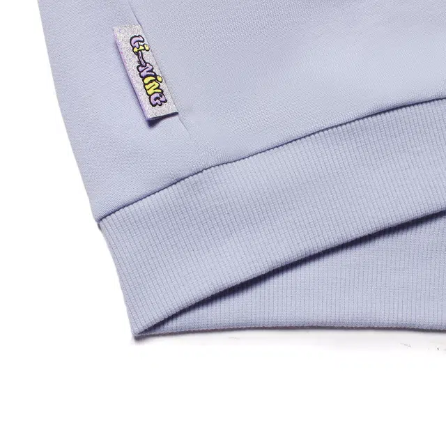 李宁儿童 运动生活系列 卡通图案印花圆领套头长袖卫衣 儿童款 天羽蓝