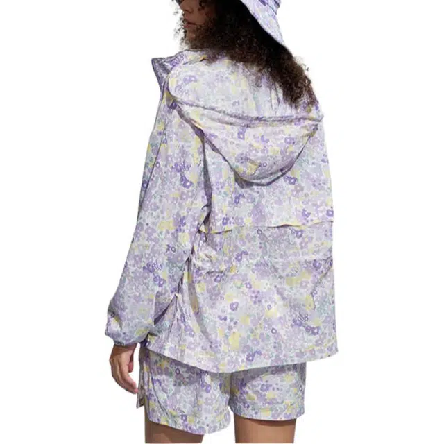 安娜苏 探索系列 印花立领修身长袖防晒服 女款