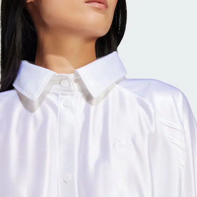 adidas originals Oversized Satin Shirt