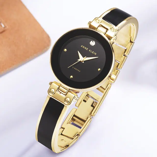 Anne Klein Quartz Watch 24mm Black Dial