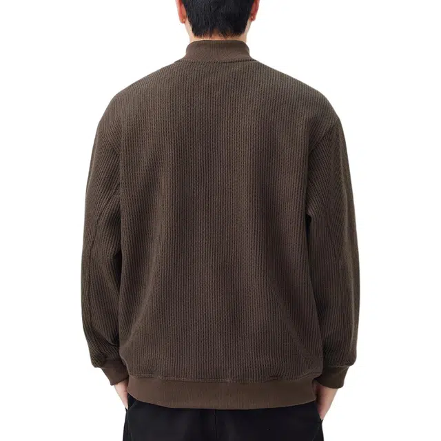 帝狼牛 半开襟拉链休闲潮流百搭宽松基础卫衣 男女同款