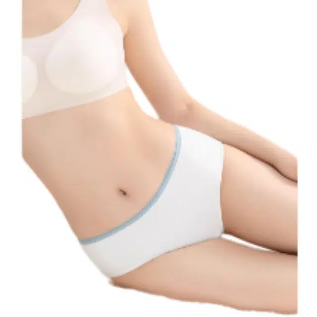 巴迪高 日抛免洗旅游出差便携纯棉透气抗菌一次性内裤 女款 礼盒组合装 白色