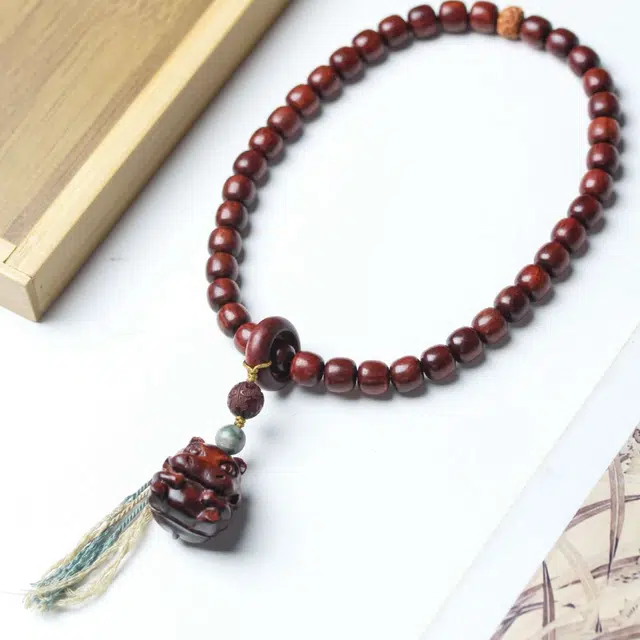 爵倾 马到成功 血檀 木作手链 男女同款情侣款