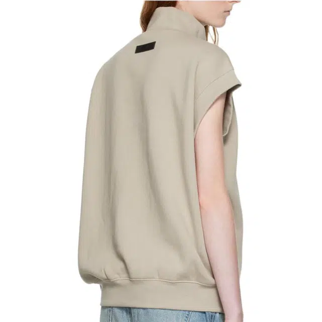 Fear of God Essentials FW22 Mockneck vest smoke