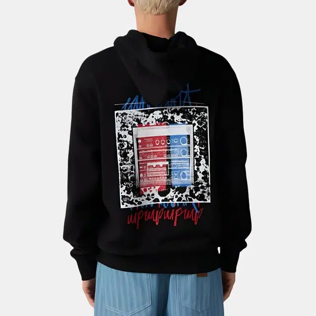 Carhartt WIP Hooded Stereo Sweat Black