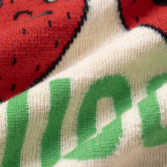 GUCCI FW22 Strawberry Intarsia Sweater