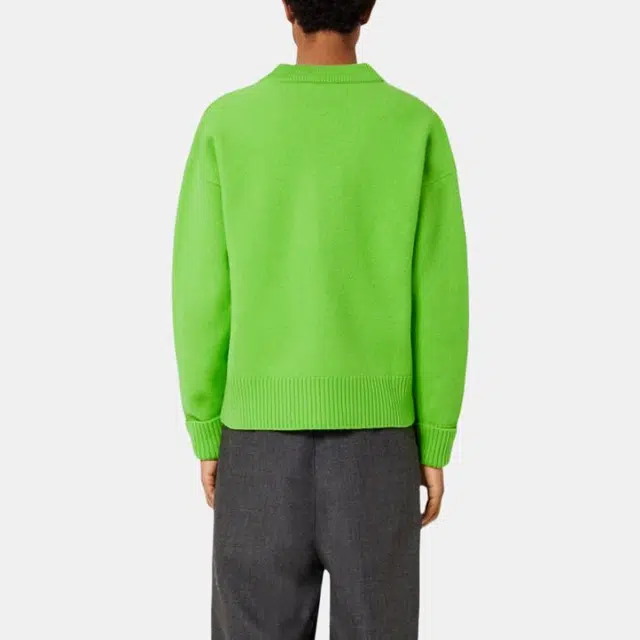 AMIPARIS V-Neck Cardigan Green