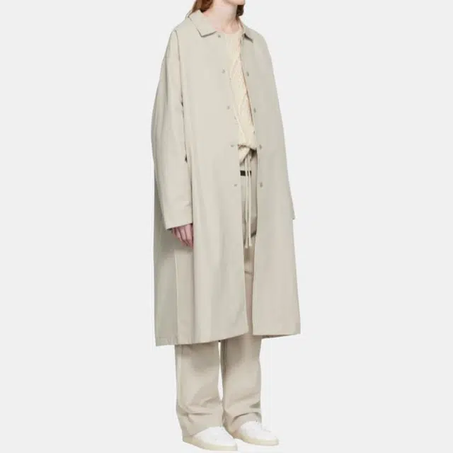 Fear of God Essentials FW22 Long Coat Smoke