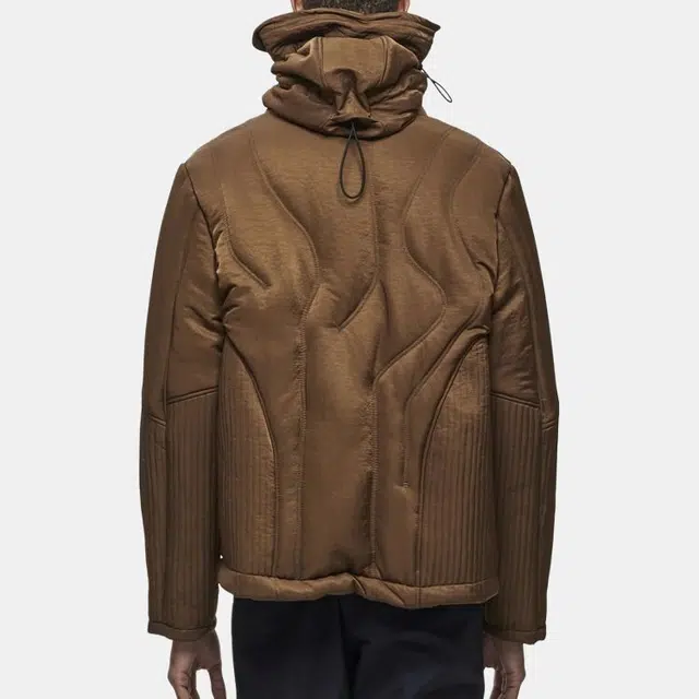 A-COLD-WALL* Nylon Hooded Jacket Brown
