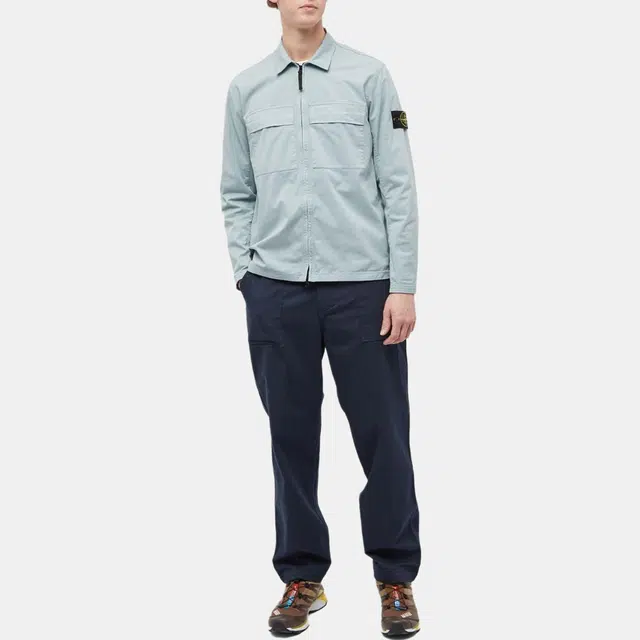 Stone Island SS23 Blue Shirt Jacket