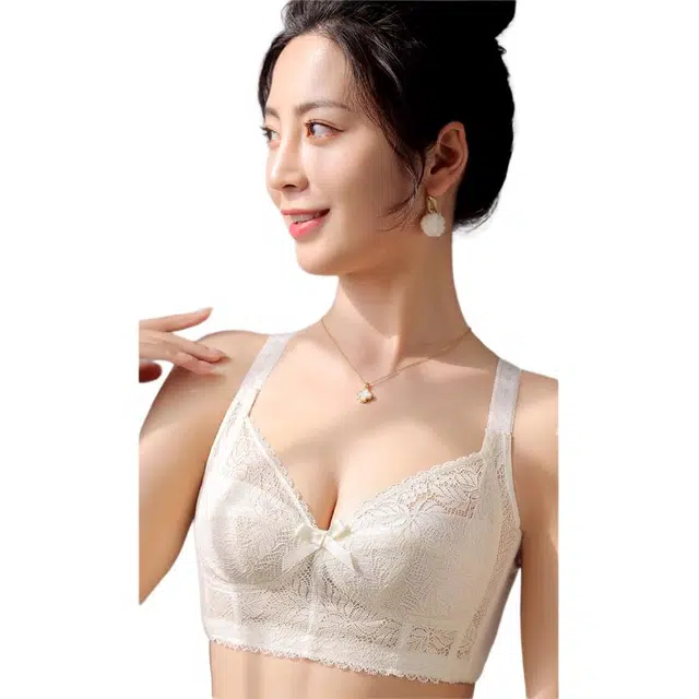 浪莎 超薄款透气聚拢防下垂收副乳调整型文胸 女款
