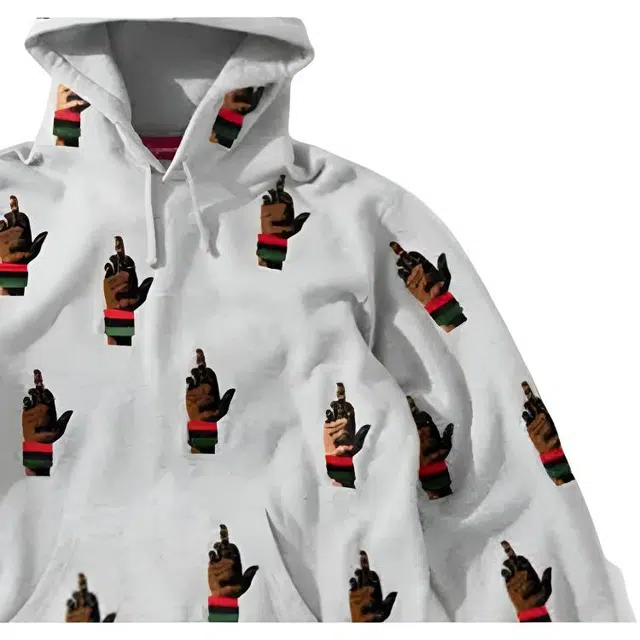 Supreme FW19 Week 15 x Dead Prez RBG Embroidered Hooded Sweatshirt