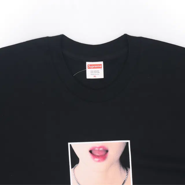 Supreme SS18 Necklace Tee Black T
